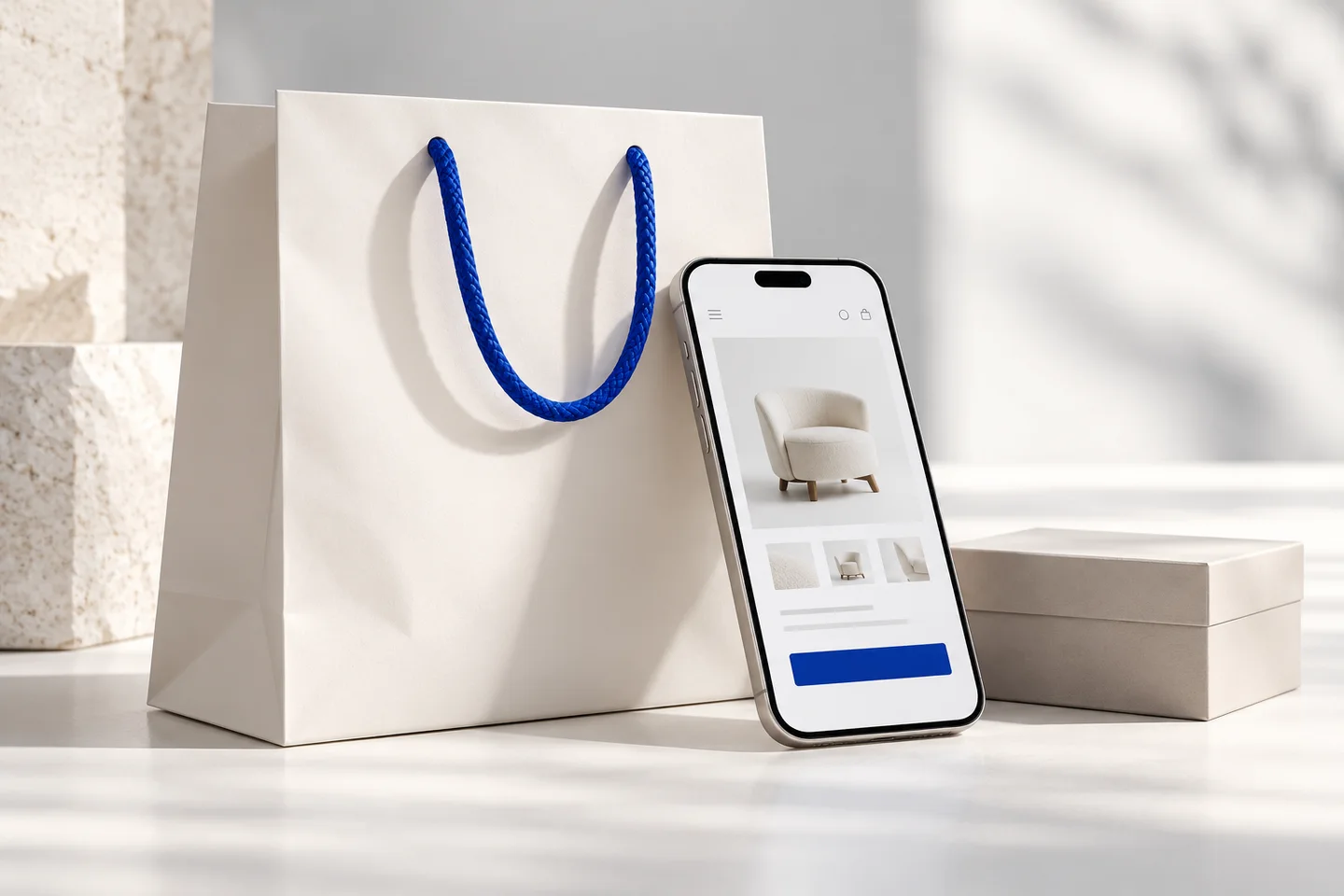 Conceptual illustration for ecommerce experiences