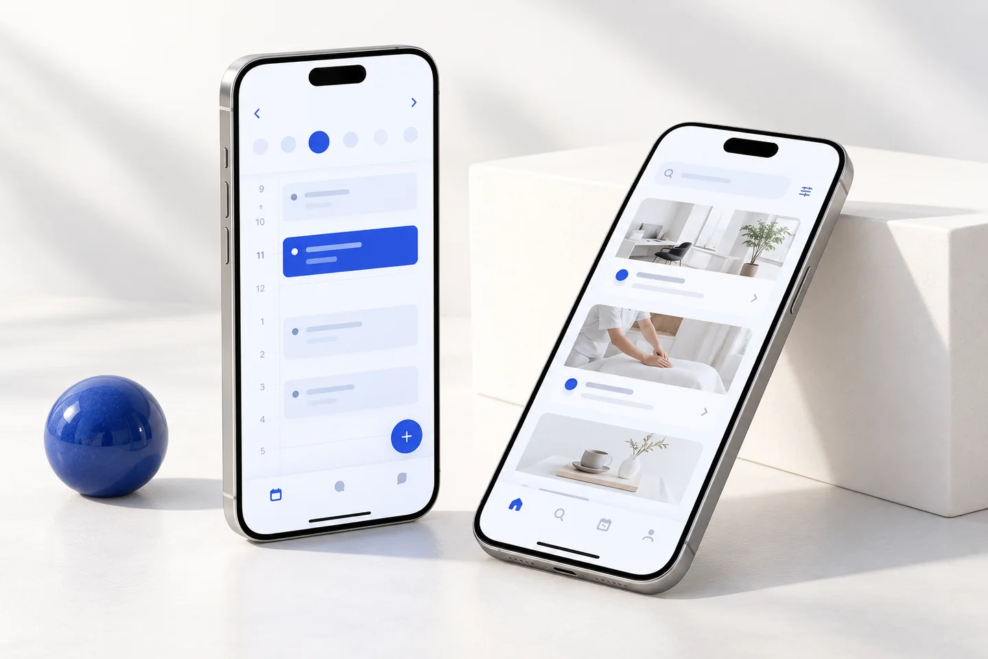 Conceptual illustration for mobile app development