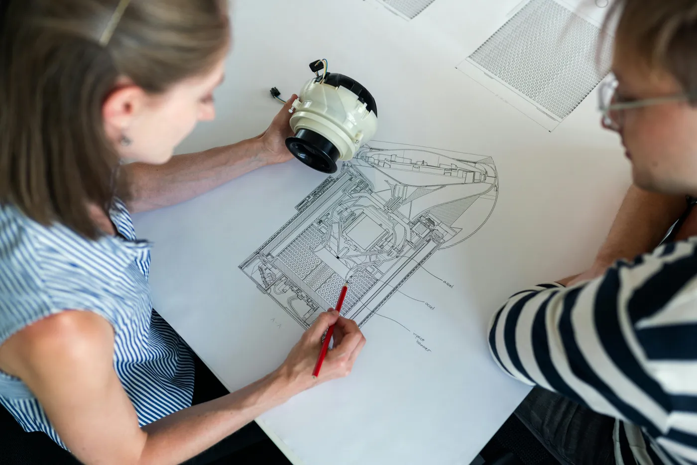 Editorial illustration of manufacturing